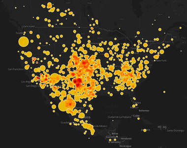 世界隕石地圖　到底地球上有多少坑坑疤疤的地方呢
