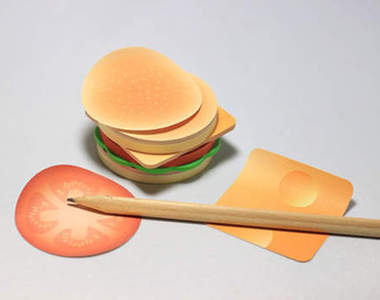 美味的《漢堡MEMO》～節食的人不推薦使用唷～