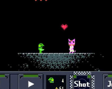 《Gero Blaster》青蛙與貓咪的戀愛冒險物語