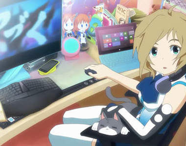 微軟IE萌化《IE娘》魔法少女藍澤祈來了