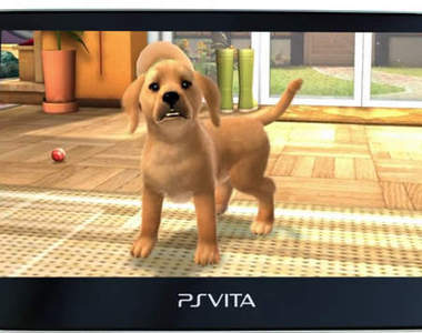 《PlayStation Vita Pets》狗狗朋友陪你玩鬧還會烙英文