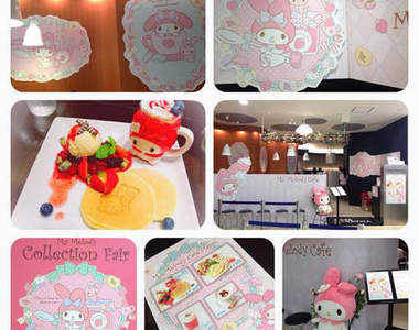 《美樂蒂咖啡廳》關東初上陸　可愛爆表的粉紅料理誰捨得吃啦～