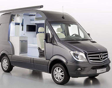 移動豪宅《賓士Sprinter露營概念車》今天晚上要住哪呢？