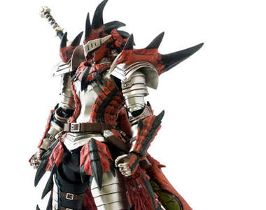 《魔物獵人4》限定版千值練雄火龍男獵人神~帥~