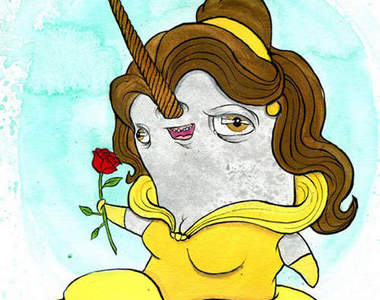 《一角鯨版迪士尼公主》不不不.....這不是我的公主（ﾟдﾟ