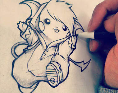 《神奇寶貝》個個都變潮男風～超萌的啦～｡✪‿✪｡