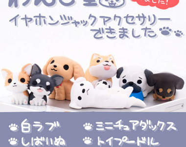 Twitter發《貓咪耳機孔塞》狗狗版終於登場◕ㅂ◕