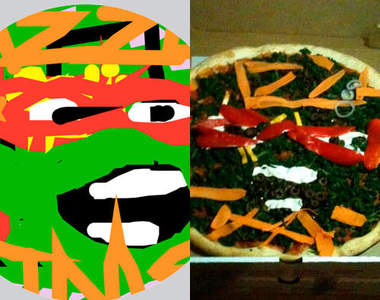 《手繪披薩》你怎麼畫他都照作的超客製化Pizza