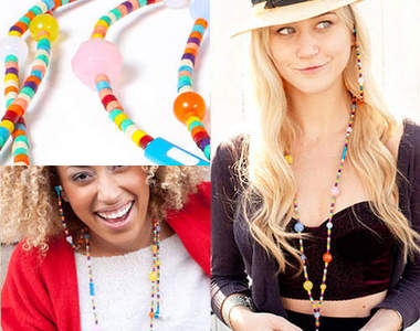 飾品感覺耳機　耳機線變項鍊就不用煩惱收納問題啦（撒花）