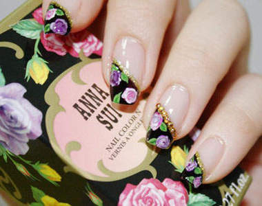 指彩系列《ANNA SUI薔薇》原來畫出薔薇超簡單的啦~