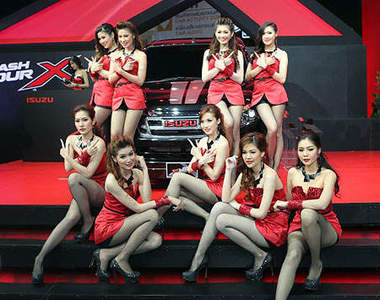 《曼谷車展麻斗秀》仔細來找找有沒有美女吧~(握拳)