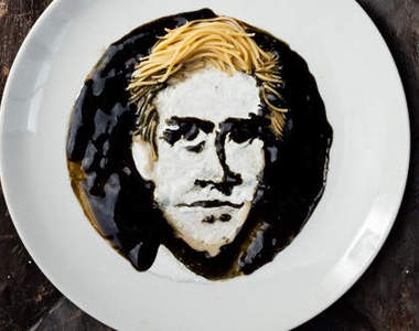 名人《麵條肖像》沒有猜對不準吃XD