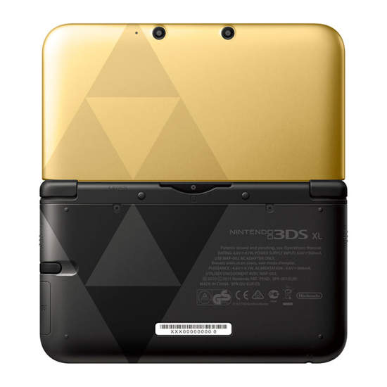 3ds Ll雙新色發表薩爾達傳說金色限定機好搶眼