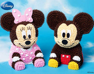 超高級的《迪士尼立體蛋糕》誰捨得對米奇下刀呢......