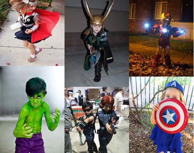 迷你版的《復仇者聯萌》Cosplay 噢~我想帶一隻回家(〃∀〃)