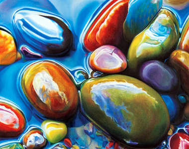 鵝卵石《色鉛筆畫》看起來超咕溜XDD