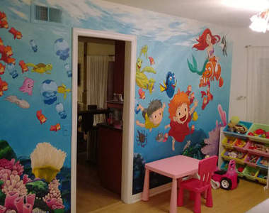 爸爸送給女兒的禮物《吉卜力壁畫》這就是父愛的偉大啊