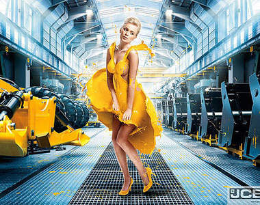 2013《JCB年曆》工程車也可以飛遜走上伸展台？