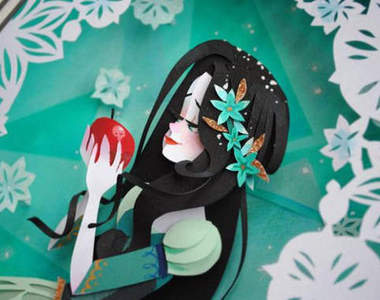 《迪士尼風格紙雕》好想收藏一輩子的作品