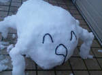 關東大雪下的《個性雪人》...這,已經不算雪人了吧(苦笑) 關東大雪下的《個性雪人》...這,已經不算雪人了吧(苦笑)
