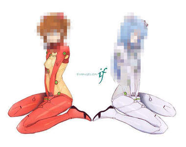 新世紀福音戰士 EVA 綾波零和明日香交換髮型！？ 