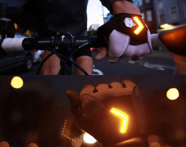 超炫《自行車LED手套》 其實耍帥才是重點～(誤)