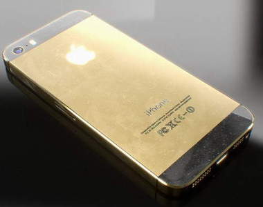 夢幻黃金色iPhone 5S曝光　老闆！先給我來副墨鏡戴先www
