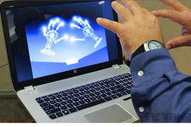 《HP Envy 17體感筆電》世上第一台3D手勢操控的科幻筆電 《HP Envy 17體感筆電》世上第一台3D手勢操控的科幻筆電
