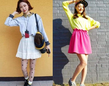 韓國校園風《裙擺搖搖》大腿以上的亮點是...