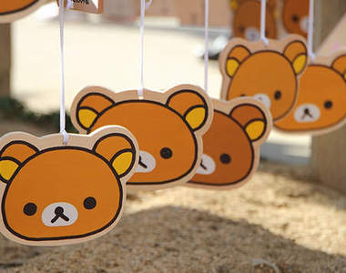 《懶懶熊繪馬》神社有熊出沒～要注意！？