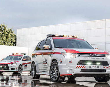 《派克峰爬山賽》鯊魚頭Mitsubishi安全車壓陣出動～