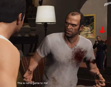 《俠盜獵車手5》各種愉快畫面　人家在演戲你開什麼槍啦ww