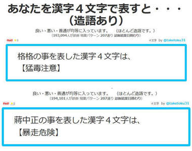 日本Twitter姓名測字 試試自已的名字代表什麼吧