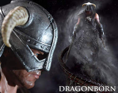 《上古卷軸5》數量有限「龍裔」雕像霸氣現身