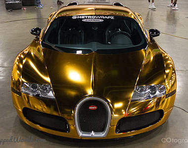 貴氣金裝加身《Bugatti Veyron》饒舌歌手的超閃山豬～