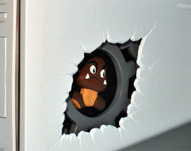 《改造栗寶寶主機》MARIO～原來Wii的動力是栗寶寶啊（踩）