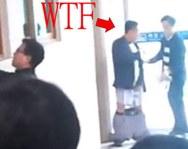 韓國打手槍老師　逼逼！走廊上禁止掏槍唷