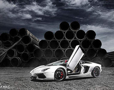 龍袍加身《Lamborghini Aventador》中東風情美照曝光～