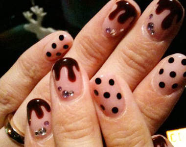 《巧克力指彩》♥西洋情人節～指彩也應景！