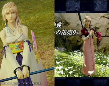 《雷光歸來：FF XIII》召喚兼賣花　今年最忙的人就是雷姊了...