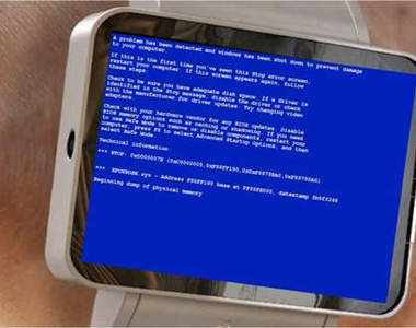 傳微軟也要打造《微軟智慧型手錶》  代表以後當機畫面會是....