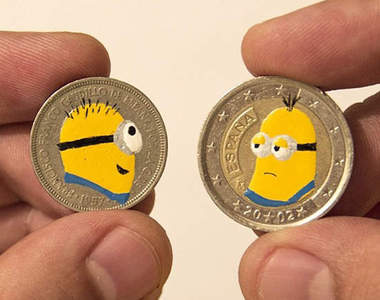 各國《硬幣塗鴉》都認不出來是哪國的錢了