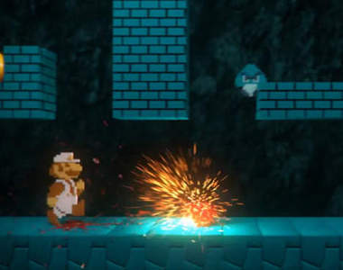 HD畫質版《初代超級瑪利歐》根本是恐怖炸彈客(;´༎ຶД༎ຶ`)