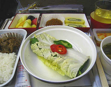 韓航《飛機餐》還以為會有一堆泡菜...（笑）