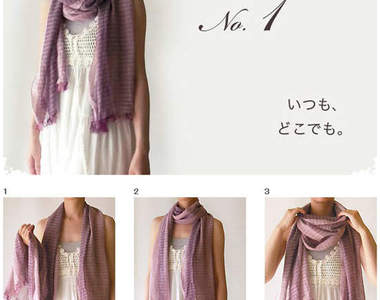 冬天來報到《60種圍巾圍法》讓你冬天也水噹噹