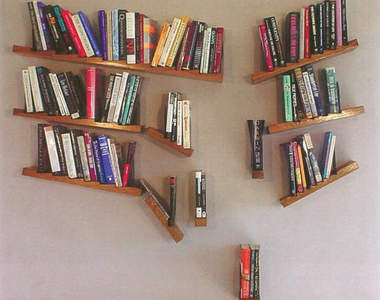 《創意書架》很多書也可以創意收納