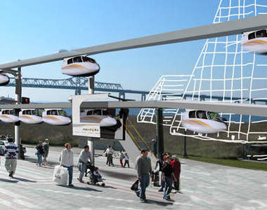 城市《行動膠囊 Skytran》以後叫車只要動動手指就可以囉~