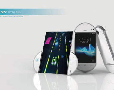 《Sony EXPERIA Folo X》帶有全新未來感的Sony科幻手機