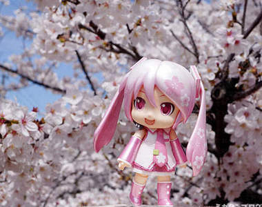 黏土人《咪哭打油櫻花版》賞櫻去~