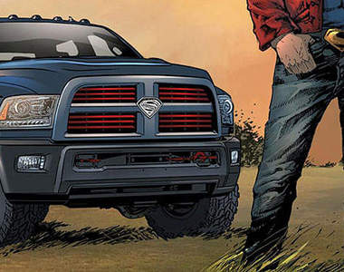 《超人:鋼鐵英雄》僅此一輛超人版Ram貨卡帥氣亮相~